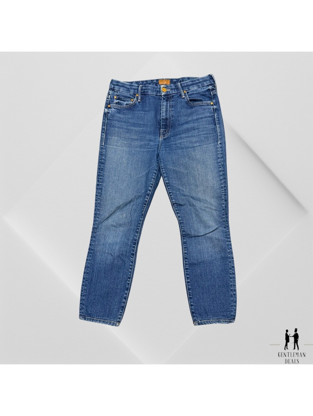 Mother Jeans Size 29 Denim High Waisted Looker Ankle Until Next Time 29x24